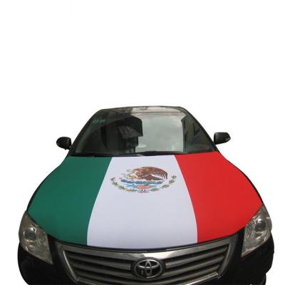 China Mexico Flag Car Hood Cover Scroll for sale