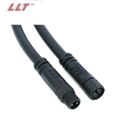 China Power Electrical Equipment Data 2pin Waterproof Connector 2 3 4 5 Pin M8 Electrical Wire Cable Waterproof Connector for sale