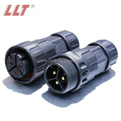 China Factory Direct Hot Sale M25 3pin IP67 IP68 Waterproof Connector Outdoor LED Display/Lighting for Outdoor Light for sale