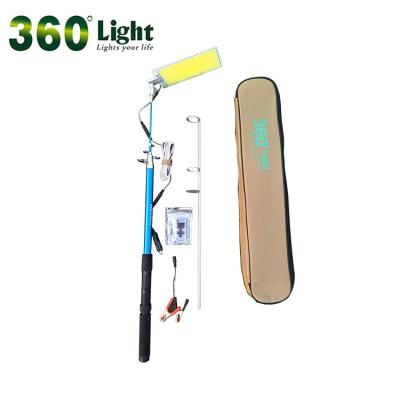 China 800W Camping COB LED Light 12V 4.5M Telescopic Fishing Pole LED Camping Lights for sale