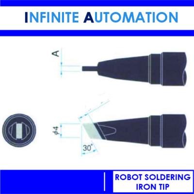 Cina Punta 1mm 1.5mm del saldatoio del robot del rame di elevata purezza di P10DCN-R P15DCN-R in vendita