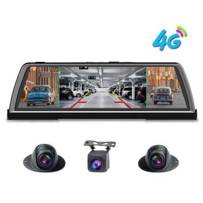 China WIFI/BT/Music/FM Transmit 4 Channel FHD 1080P Rearview Mirror Dash Cam Android ADAS Car DVR Camera VCR 4G 10