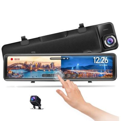 China Streaming high/low light compensation etc. Media/HDR+WDR/10 inch 12 inch 4k car dvr dash cam rear view mirror for sale