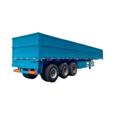 China 10m Car Axle CIMC Truck 3-Axle Fence Cargo Semi Trailer with Side Wall for sale