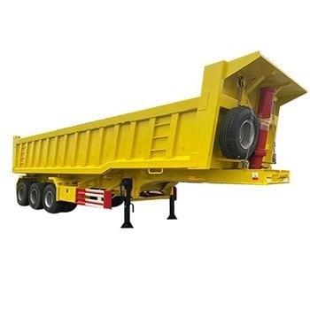 China CIMC new brand 350CC 2 3 4 Axle Motorized Tipper Cargo Tricycle Motorcycle Dumper Cargo semi trailer for sale