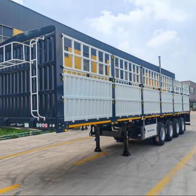 China CIMC popular de promoción Gran camión de carga remolque 4 Eje cerca Semi remolque en venta