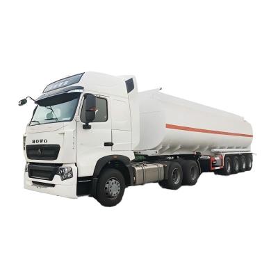 China CIMC Nuevo diseño Cisterna de combustible de acero inoxidable Camión de transmisión manual Motor diesel 6x4 Rueda motriz para almacenamiento de aceite y agua en venta