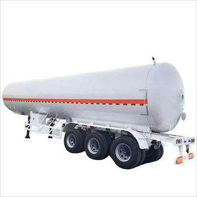 China CIMC neue Konstruktion Hot Sale 3 Achsen Flüssigerdgas Kryogene Lkw für LNG-Gasstation neue Konstruktion Gaszylinder-Tanker zu verkaufen