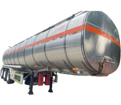 China CIMC latest high strength aluminum alloy 3 axle with powerful engine capacity of 25000-70000L diesel fuel oil tank semi trailer for sale