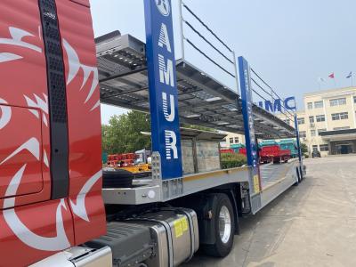 China CIMC 2 Axle 8 Land Road Car Carrier Trailer Car Transport Trailer for sale