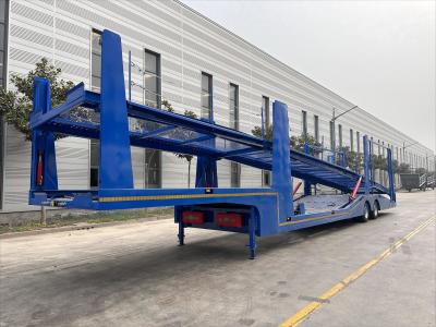 China 2-Axle Double-layer Steel Design For 8/9 Cars Carrier Transport Vehicle Semi-trailer for sale