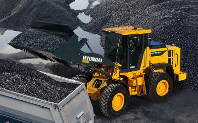 China Hoogwaardige wielladers Hyundai Duurzame bouwmachines Te koop