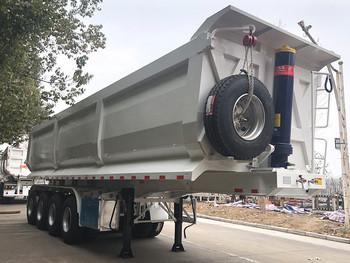 China Africa Heavy-Duty Dump Truck Semi Trailer: Engineered for Efficient Transportation and Unloading of Bulk Materials and Waste for sale