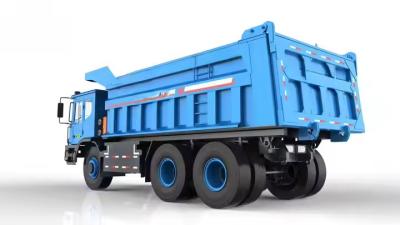 China Customized 6*4 Driving Type 3 Axles Tare Weight 39000kg Electric Mining Dump Truck for sale