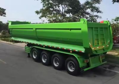 China U Shape 3/4/5 Axle Tipper Dump Trailers for Stone Sand or Coal Transportation for sale