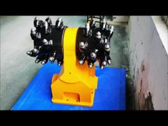 Rock Grinder Horizontal Hydraulic Drum Cutter HDC18 For Hyundai / Volvo Excavators