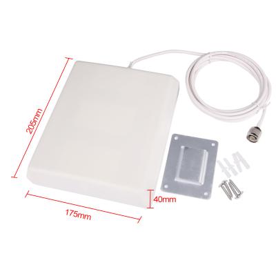 China 12dBi Indoor GSM/3G/4G Antenna 4G Panel Antenna 800/868/900/915/1900/2100 MHz Antenna With N Male Connector XHL-BGD800-2500-7-L for sale