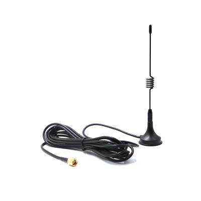 China Competitive Price High Quality Magnetic Base VSWR Magnetic Mount 868mhz Antenna With 300cm CABLE RG174 XHL-868MHz-MB5D-001A for sale