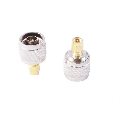 China RF Customized N Male To SM A Male Straight Copper RF Adapter Coaxial Connector for sale