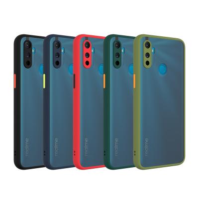 China Ultra Thin Tpu Matte Case Cover Factory Sale New Products 2 in 1 Phone Case For Oppo For Realme C3 Back Cover Phone Case for sale