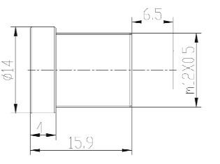 Китай Мегапиксельный инфракрасный объектив CCL125036MPF 1/2.7 