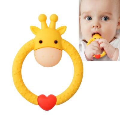 China Soft Toy Other Baby Feeding Product Teething BPA Free Soft Durable Silicone Baby Teether For 6-12 Months Little Babies for sale