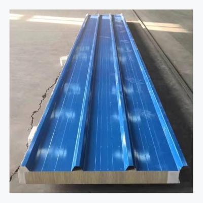 China modern rock wool sandwich panels for wall and roof panels price for sale