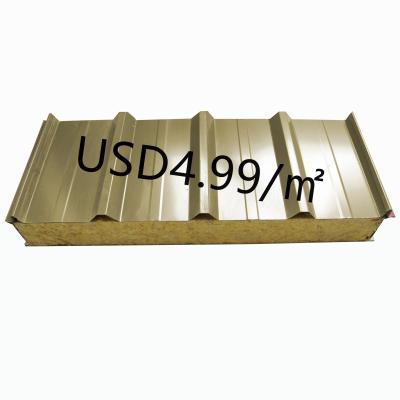 China Easy Operation Color Steel EPS Insulated Sandwich Panel For Roof And Wall for sale