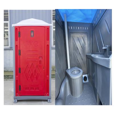 China Wholesale Public Plastic Outdoor Prefab HDPE Water Tank 130L China Prefab Chemical Portable Toilet for sale