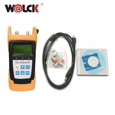 China Telecommunication FTTH Mcahine power meter fiber cable ONU test equipment pon optical power meter for sale