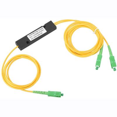 China FTTH FTTB FTTX Network FTTH 1:2 SC/APC Fiber Optic Splitter Coupler In Low Cost for sale