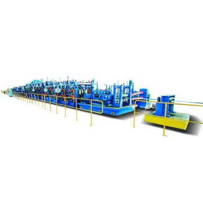 China Nanyang Automatic Flexible Pipe Forming Making Machine Rectangular Tube Size mm 80x100-150x250 Round Pipe to Square Pipe for sale