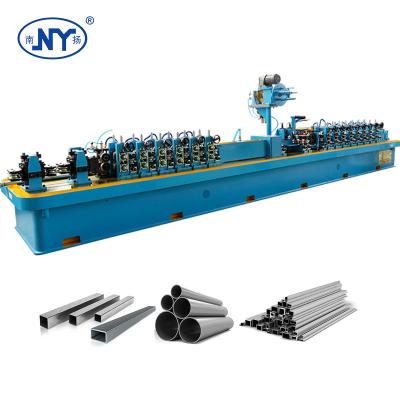 China Nanyang High Speed High Yield Tube Making Machine Metal Carbon Steel Erw Pipe Mill Line with 100KW High Frequency Power for sale