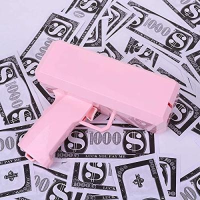 China 2021 Electronic Toy Super Spray Money Gun Shooting Game With Super Money Cannoon Toy Guns Shooting Game Toy Money Detector Cash for sale