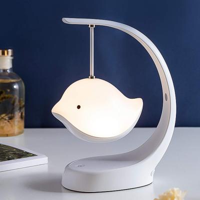 China Indoor Night Owl Adjustable Color Shine Light Festival Decoration USB Rechargeable Desk Light with Music Speaker for sale