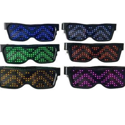 China Colorful Lead Glasses Hot Luminous Glasses App Program Sale Party Glasses For Festivals Gifts for sale