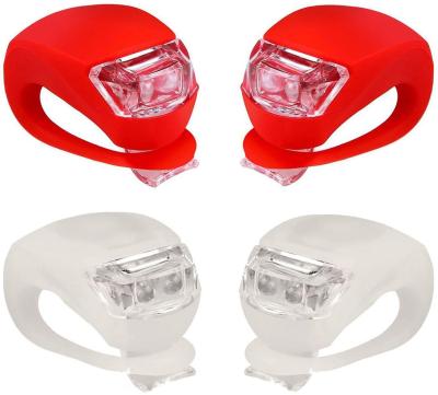 China Perfect Cheap Bike Light Bicycle Light Front And Rear Light Set Silicone LED Bike Light And Red Taillight Mountain Bike Light for sale