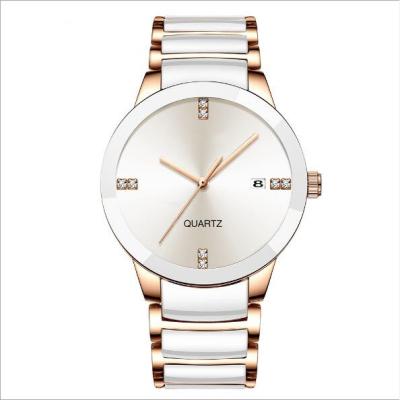 China Auto date customize your brand fashion watch ladies quartz unisex watch custom logo watch alloy for sale