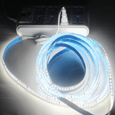 China Residential 220v led strip light white customizes smd 2835 120 230v 110v backlight led meter ac flexible 220v led strip lights10 meter for sale