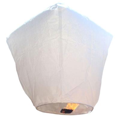 China White Oval Europe and America and Southeast Asia Meilun Art Crafts Hot Air Balloon, Heart, Cylinder, Diamond Flying Sky Lanterns for Party or Festival Celebration for sale