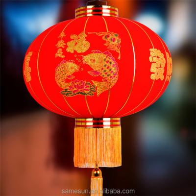 China Festival Decoration Meilun Art Crafts Outdoor Chinese Silk Red Lanterns for Chinese New Year Decoration Large Chinese Lanterns New Design for sale