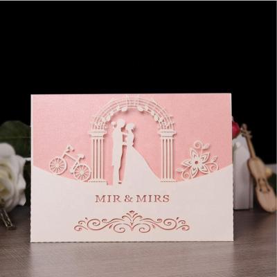 China Custom Popular Europe And America MeiLun Wedding Invitations Card for sale