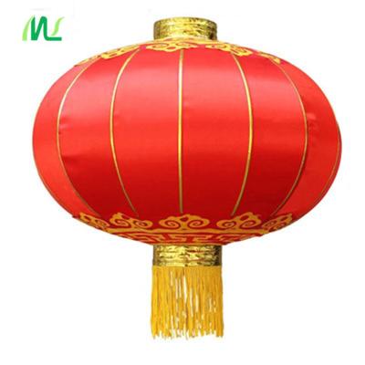 China New Design Customized Chinese Traditional Chinese Red Silk Lantern New Years Lantern Spring Festival Decoration for sale