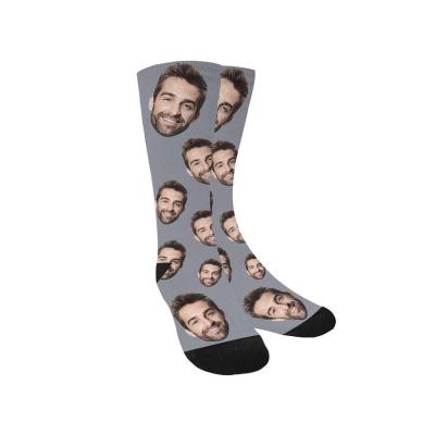 China Quality Guaranteed QUICK DRY Unique Digital Printing Designer Men Socks Logo Purchase Customize for sale