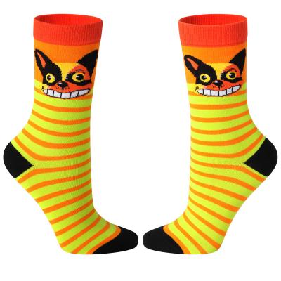 China New Type Breathable Socks Bargain Price Fashionable Custom Colorful Patterned Printing for sale