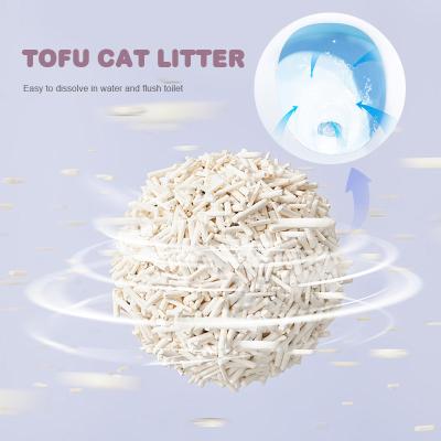 China Freshness Tofu Cat Litter Sand Biodegradable Cat Litter No Dust No Tracking for sale