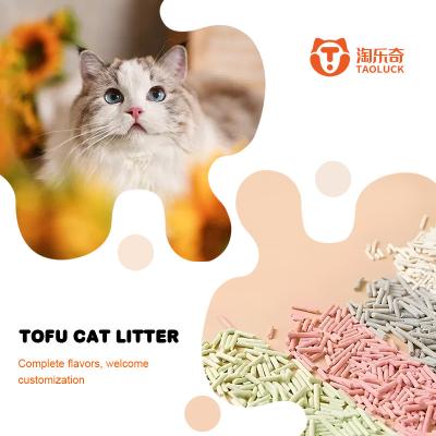 China 100% Natural Tofu Cat Litter Odor Locking Clumping Biodegradable Cat Litter for sale