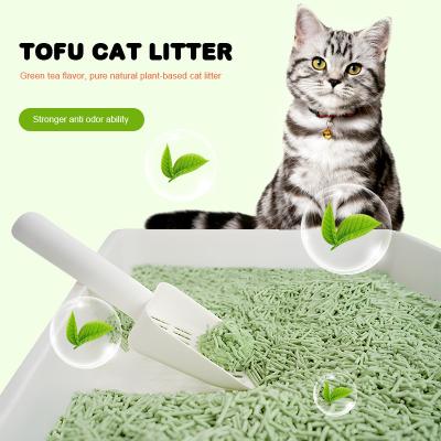 China Green Tea 6L Kitty Litter With No Dust Bulk Cat Litter For Sale for sale