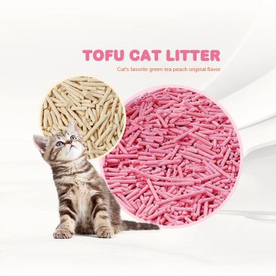 Chine Litter naturel de chat à absorption rapide Plantes de pois de fibres de tofu Litter de chat en gros à vendre