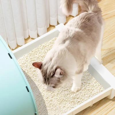 China OEM Cassava Cat Litter Eco Friendly Highly Adsorbent Flushable Kitten Litter Te koop